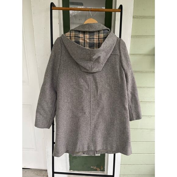 Vintage Sears Fashions 100% Gray Wool Coat Size XS/S - Picture 7 of 10